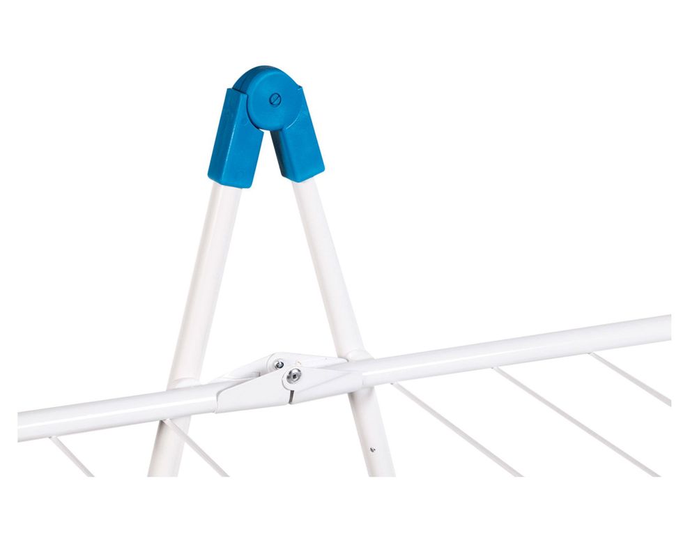 Tendedero plegable blanco/azul Lioi-1