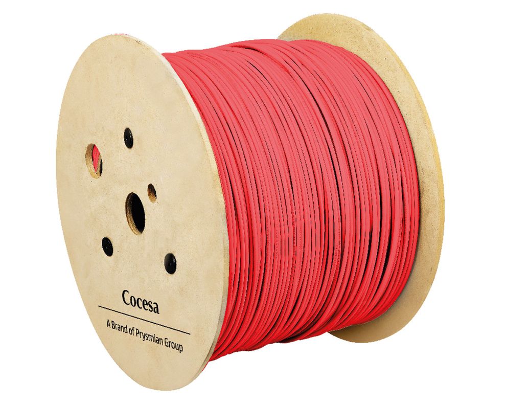 Cable EVA plus 1,5 mm 1 m H07Z1-U rojo Cocesa.-0