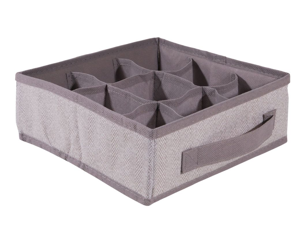 Organizador cajón 9 divisiones zigzag Cotidiana-0