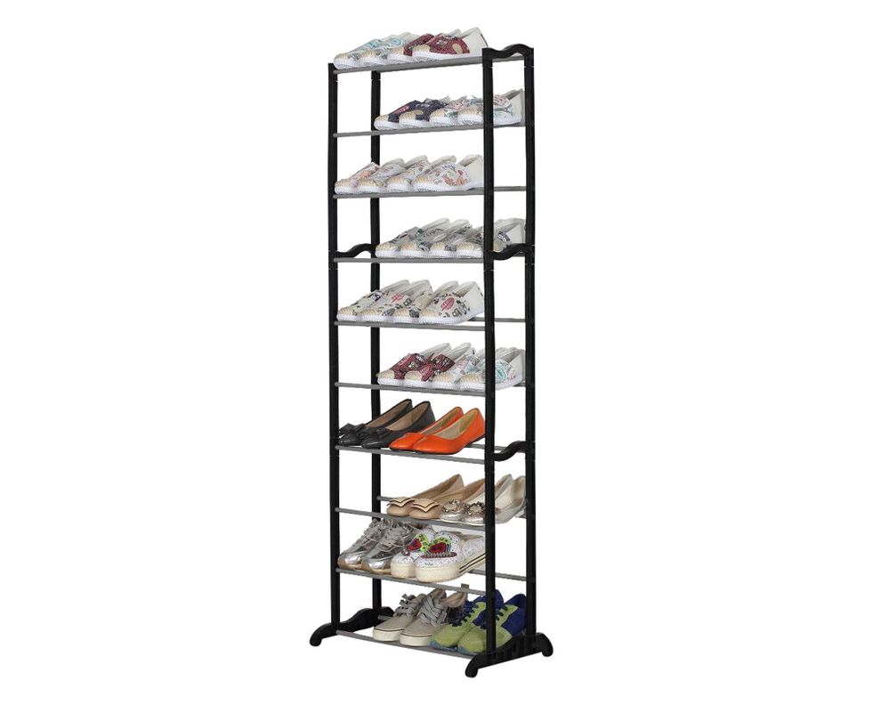 Organizador zapatos 10 repisas negro Cotidiana-1