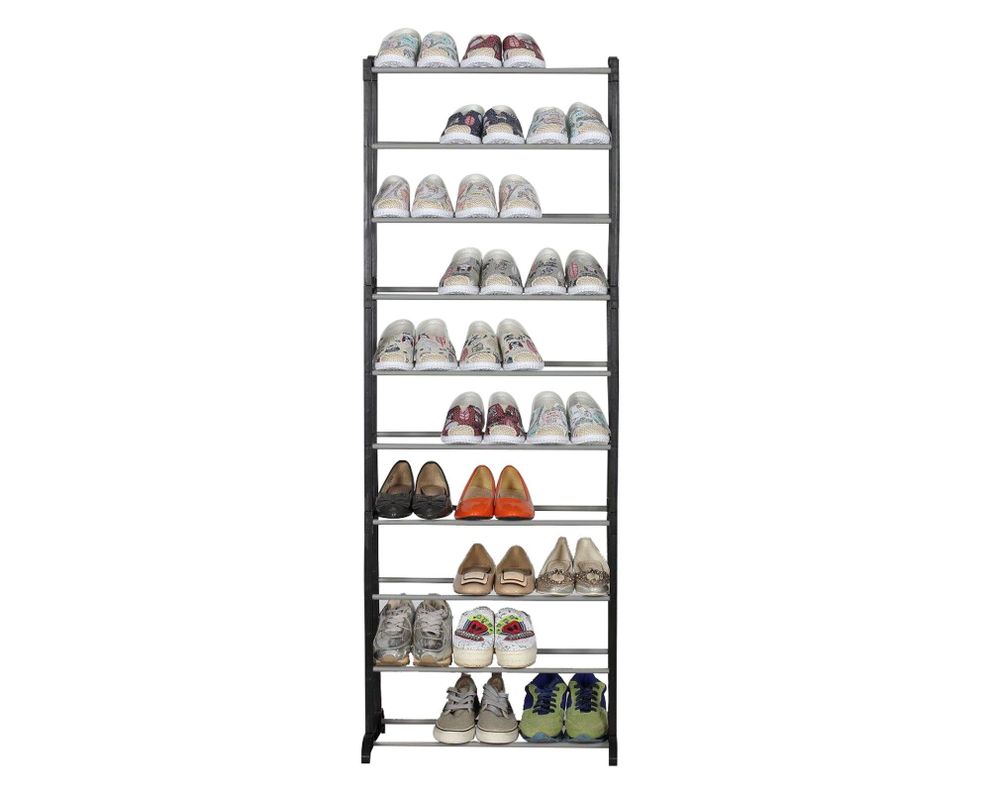 Organizador zapatos 10 repisas negro Cotidiana-0