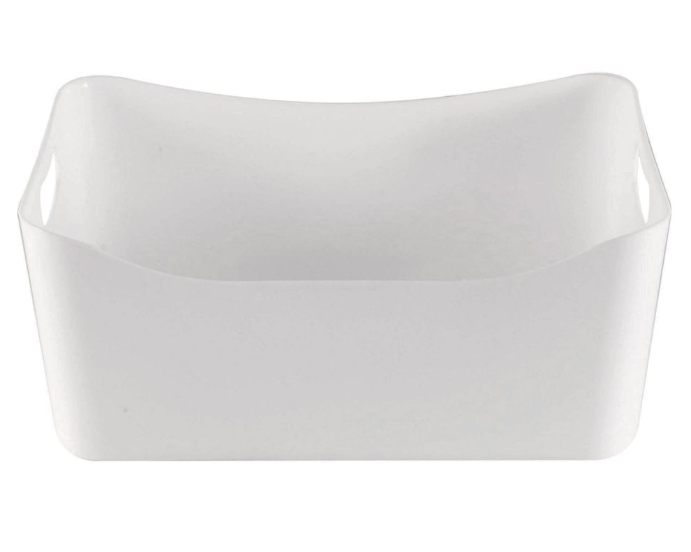 Caja organizadora 2,5 litros asa blanco Cotidiana-0