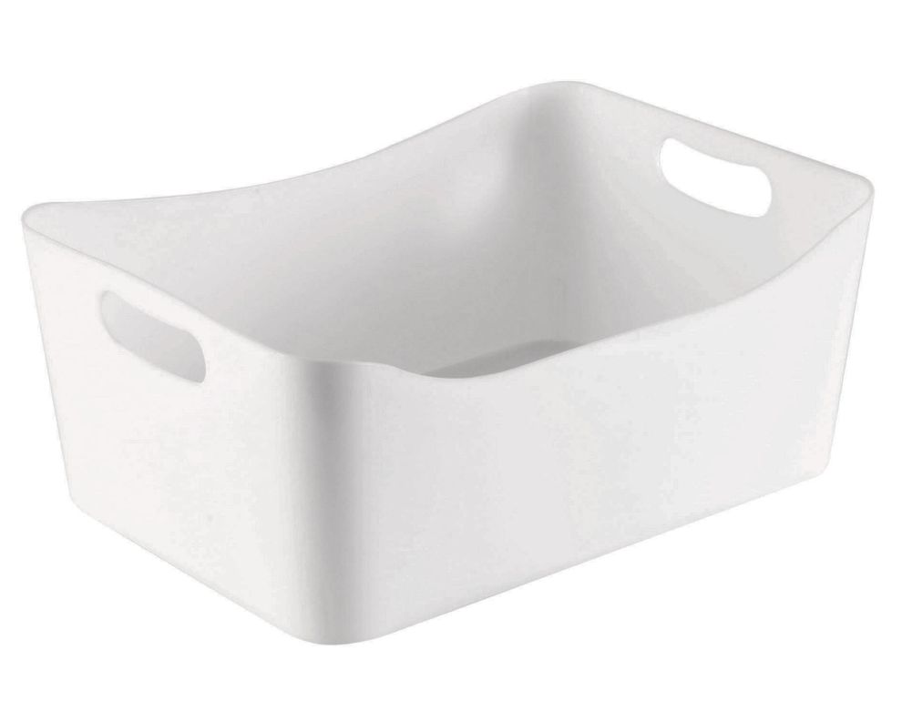 Caja organizadora 2,5 litros asa blanco Cotidiana-1