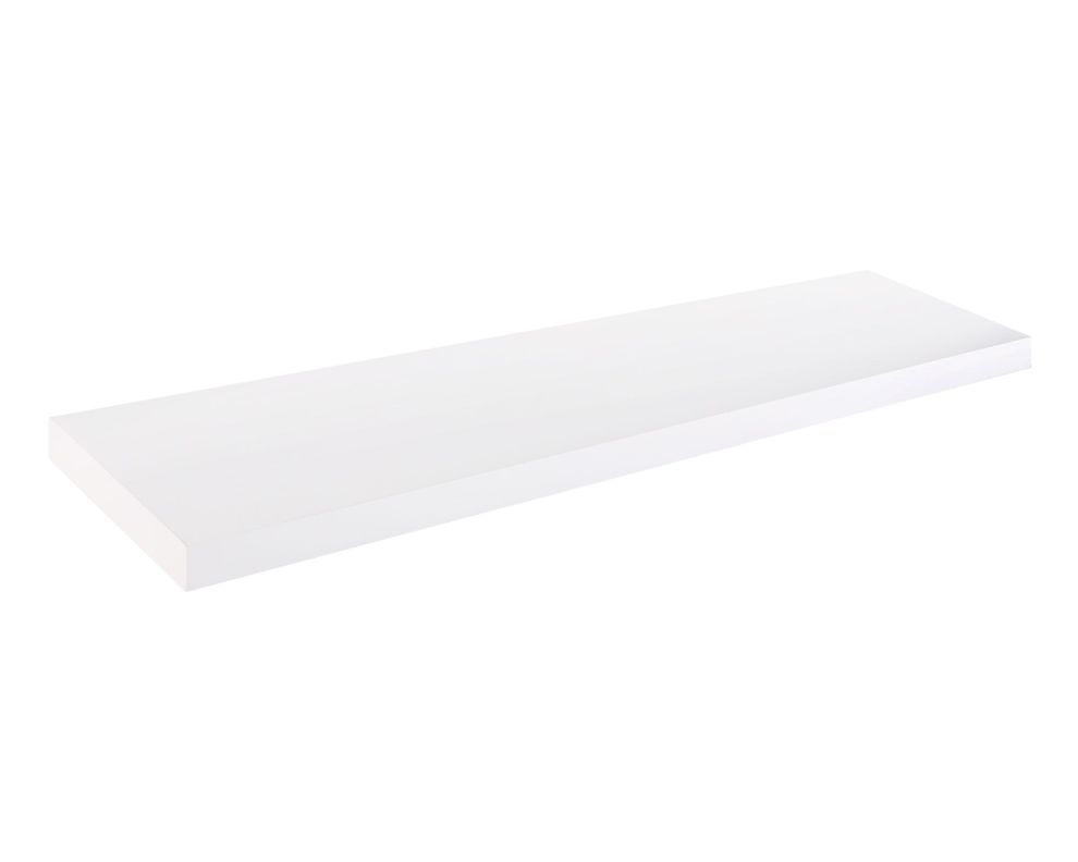 Repisa flotante 100 cm Albert blanco Cotidiana-1