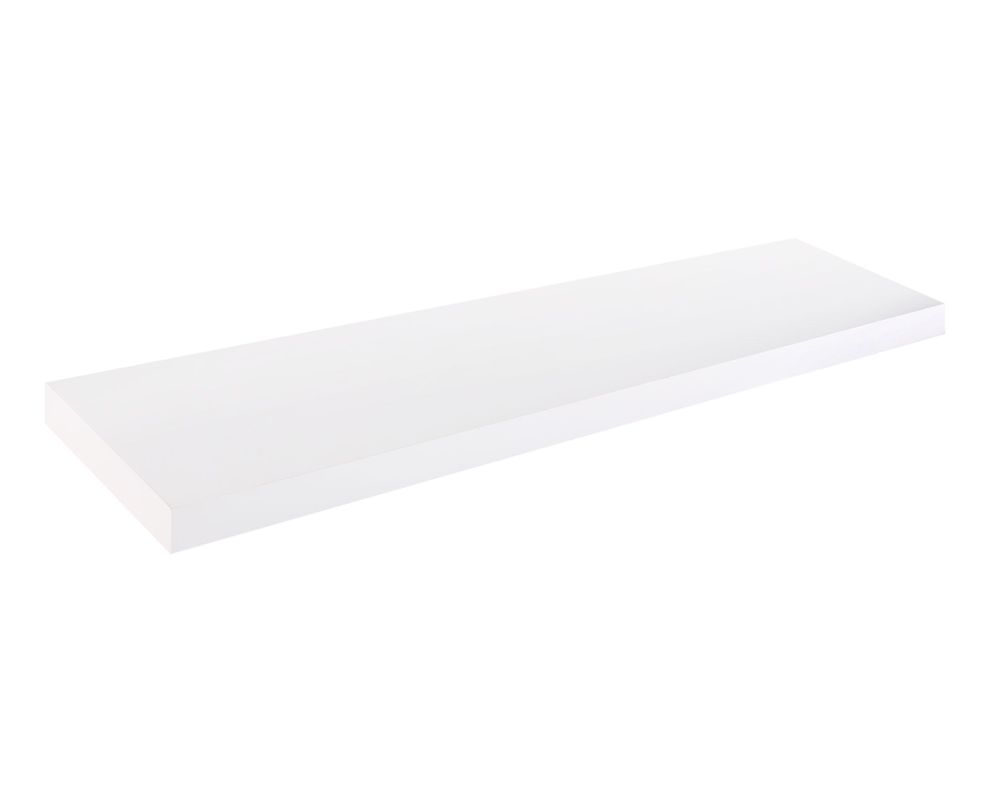 Repisa flotante 80 cm Albert blanco Cotidiana-1