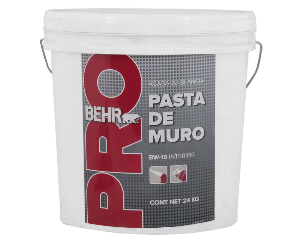 Pasta muro 1 tineta BW-15 blanco mate Behr-0