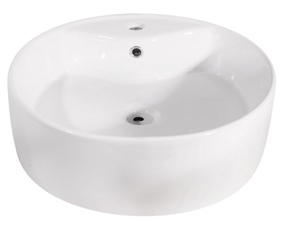 Lavamanos sobreponer 46,5 cm blanco Vessanti-1