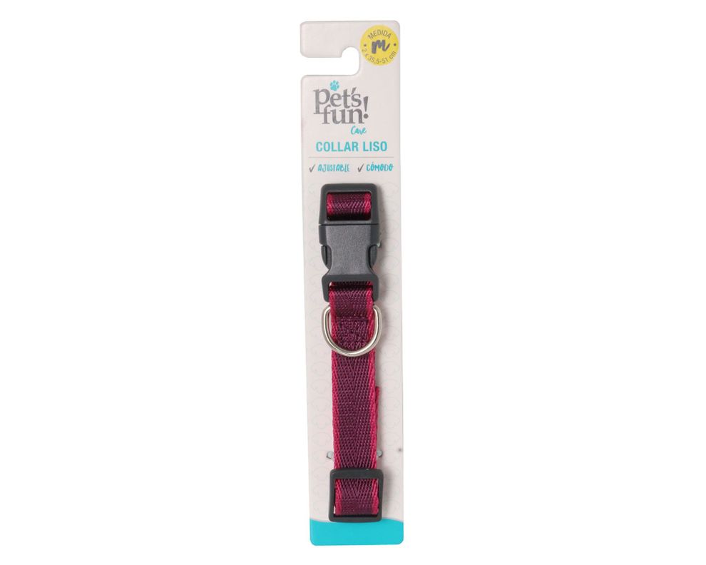 Collar perro M liso Pet's fun-3