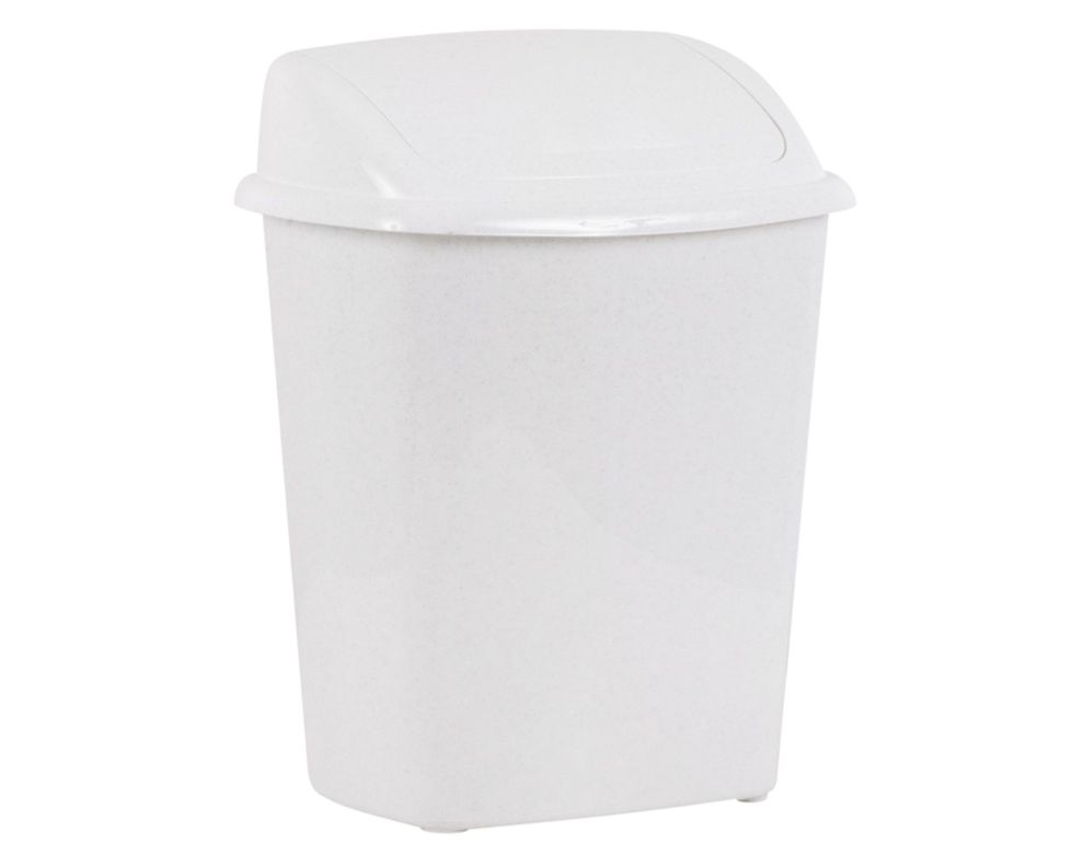Papelero vaivén 7 litros Deluxe blanco Innovaplast-1
