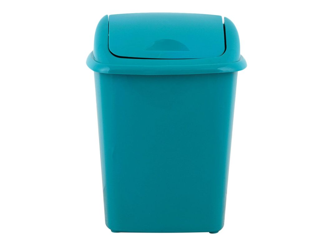 Papelero vaivén 7 litros Deluxe turquesa Innovaplast-0