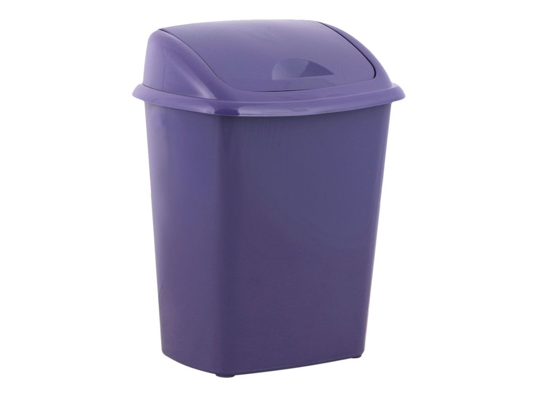 Papelero vaivén 7 litros Deluxe morado Innovaplast-1