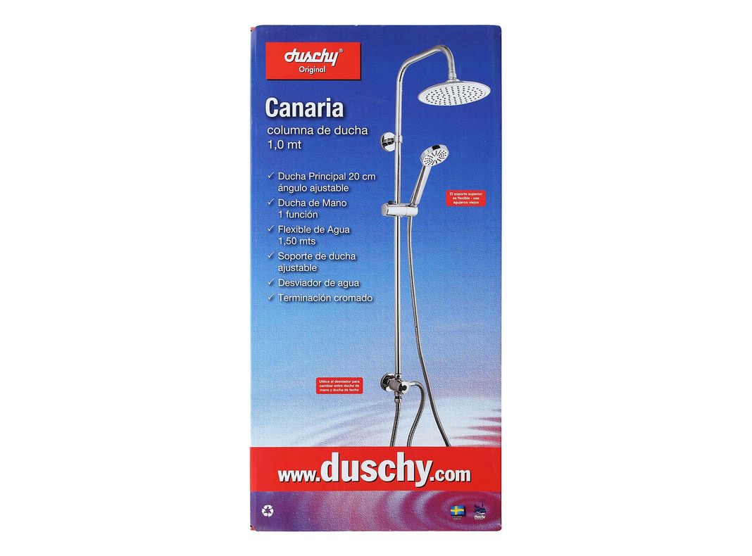Columna ducha Canaria cromado Duschy-7