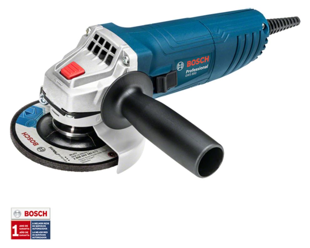 Esmeril angular 4 1/2'' 850W GWS 850 + 3 discos Bosch-1