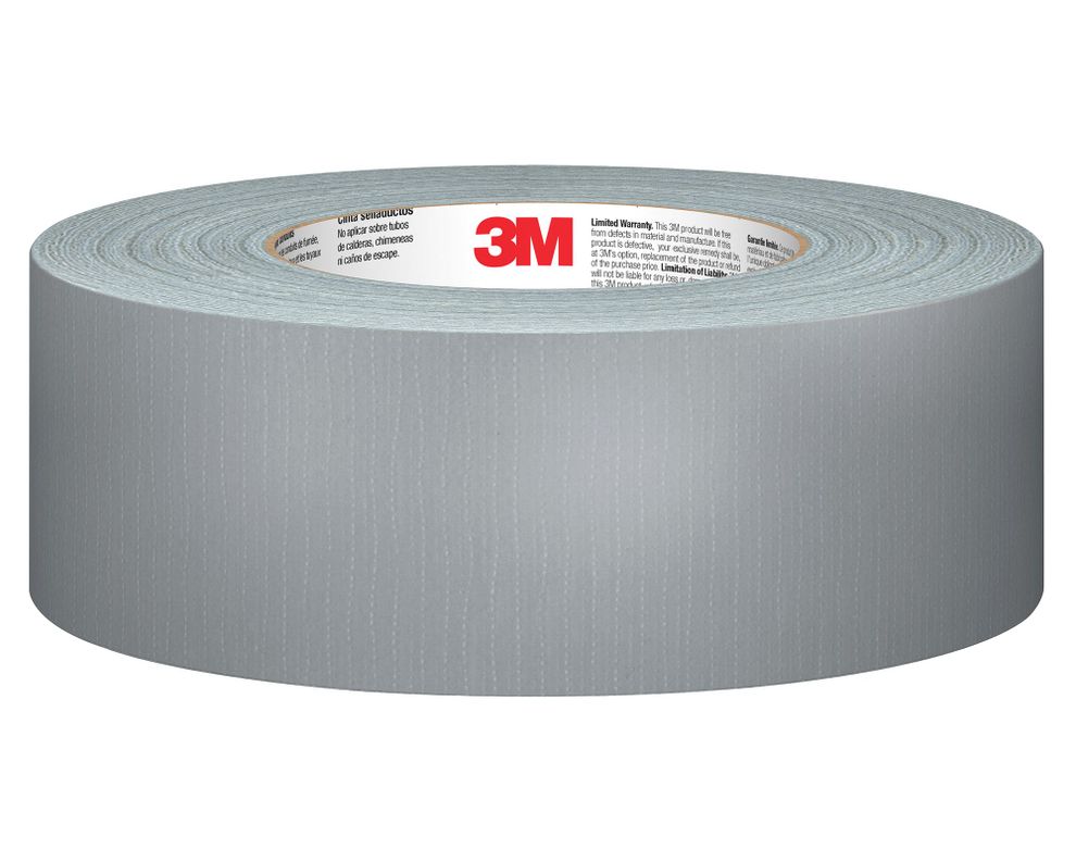 Cinta de tela adhesiva Todos los climas 48 mmx22.8 m gris-1