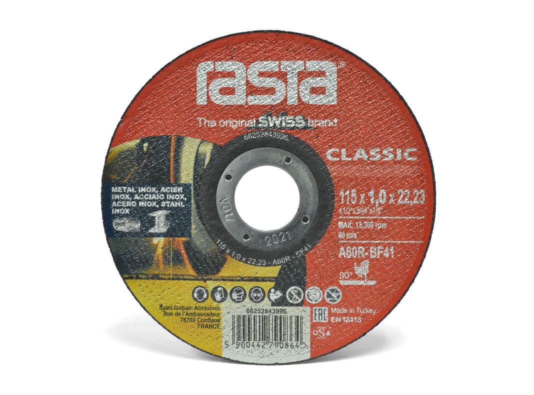 Disco corte acero 4 1/2'' Classic Rasta-0