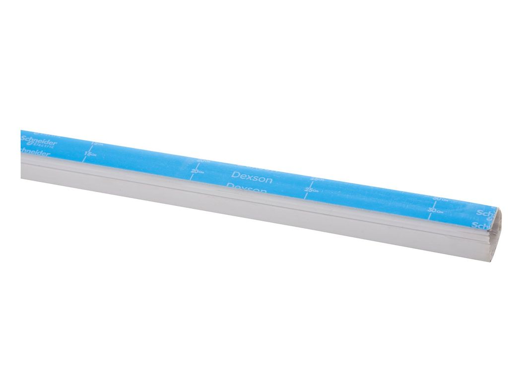 Canaleta 20 x 12 mm 2m Dexson + retenedor cable Schneider-3