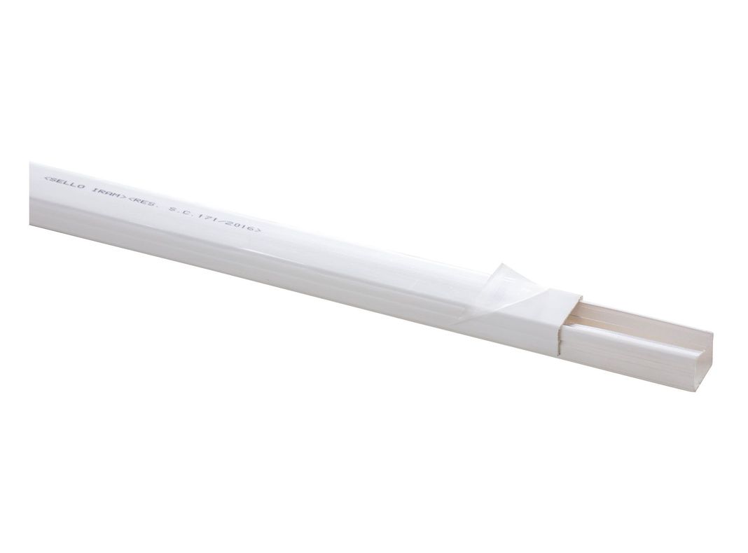 Canaleta 20 x 12 mm 2m Dexson + retenedor cable Schneider-1