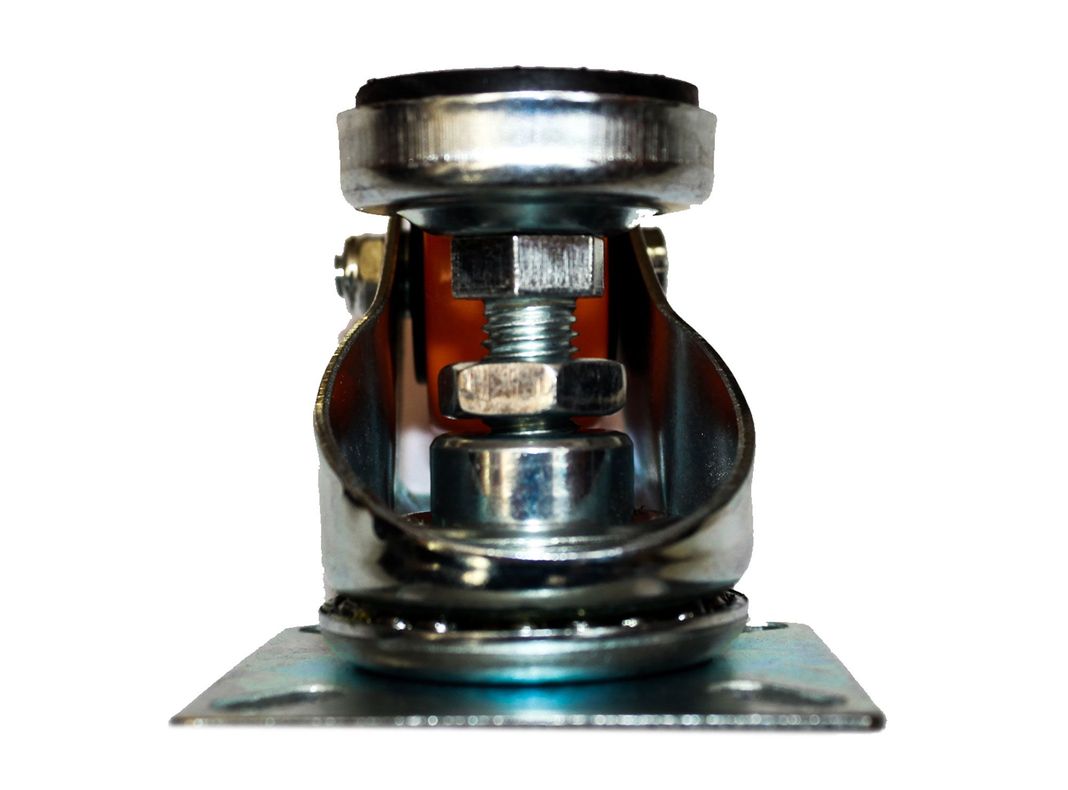 Rueda 40 mm placa naranjo Gevemac-4