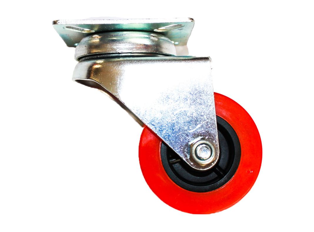Rueda doble 50 mm placa rojo Gevemac-0