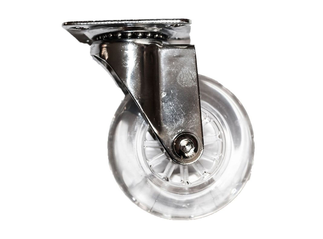 Rueda 75 mm placa transparente Gevemac-0