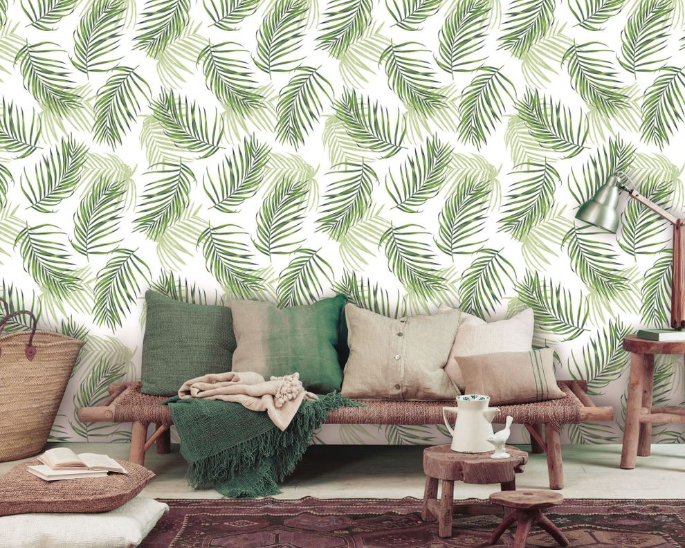 Papel vinilizado 10 m 52 cm Palma Muresco-1