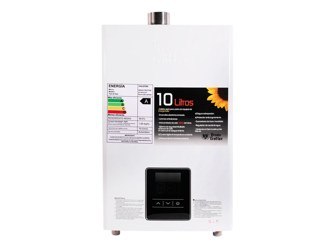 Calefont tiro forzado 10 lt gas licuado R10CTF Ursus Trotter-1