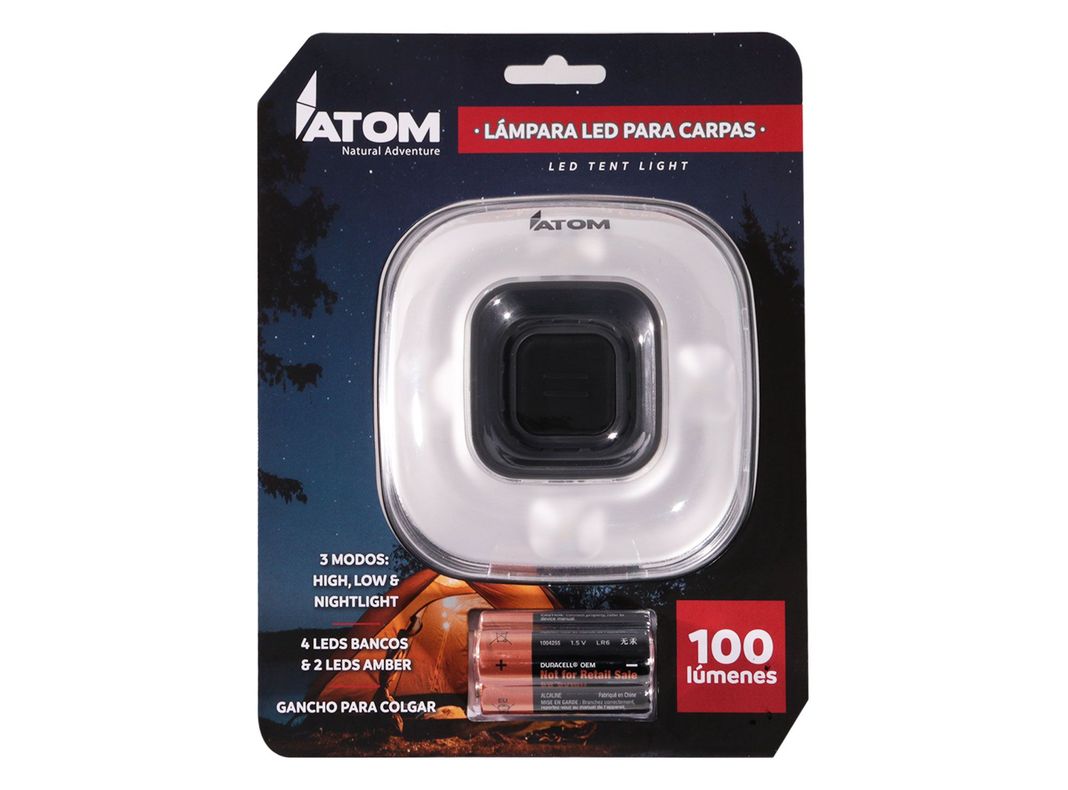 Lámpara LED 100 lúmenes para carpas Atom-2