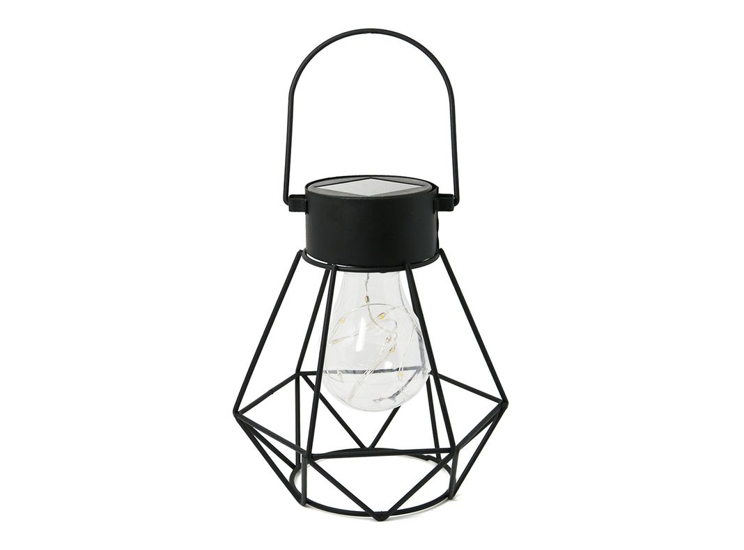 Farol solar LED decorativo geométrico Ledzone-0