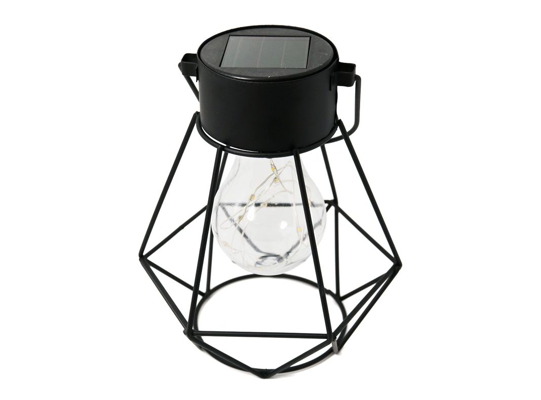 Farol solar LED decorativo geométrico Ledzone-1