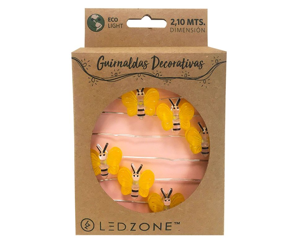 Guirnalda LED 20L mariposa Ledzone-0