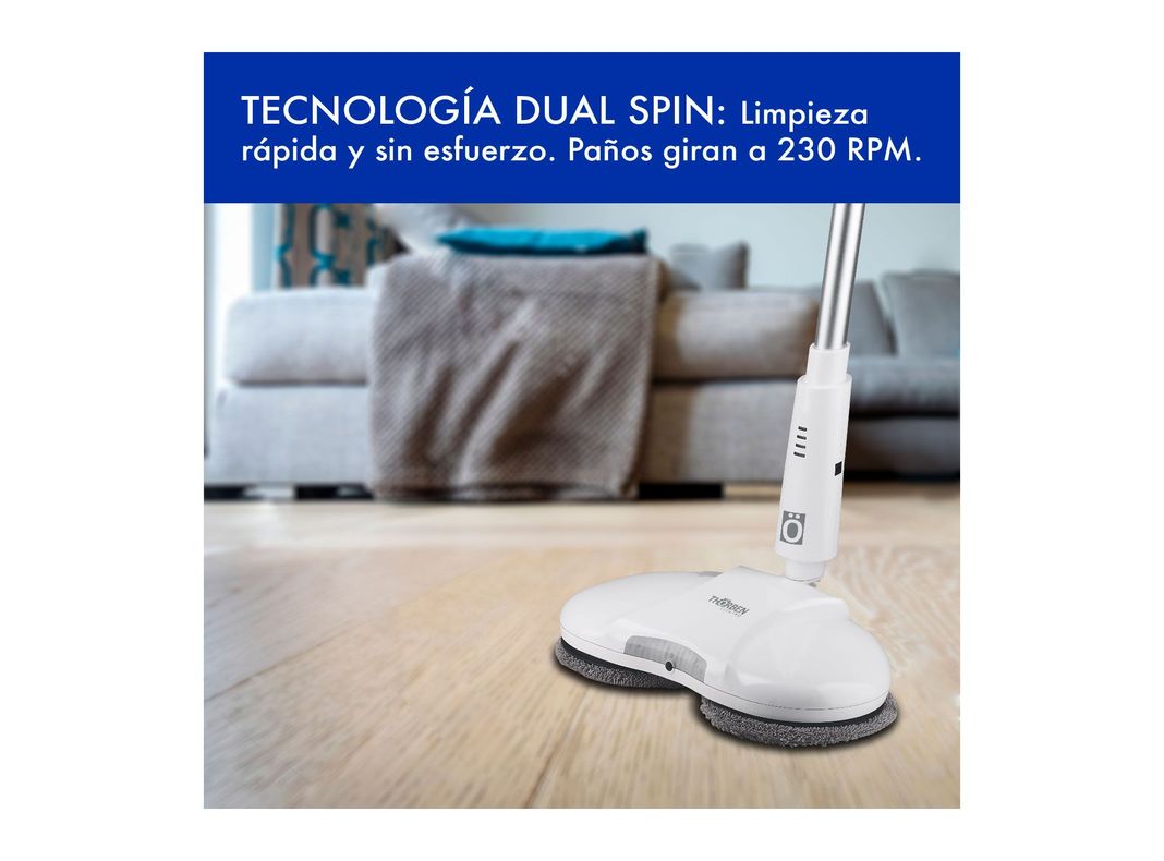 Enceradora/pulidora inalámbrica 14,4V Thor Spin Bot 4X Thorben-2