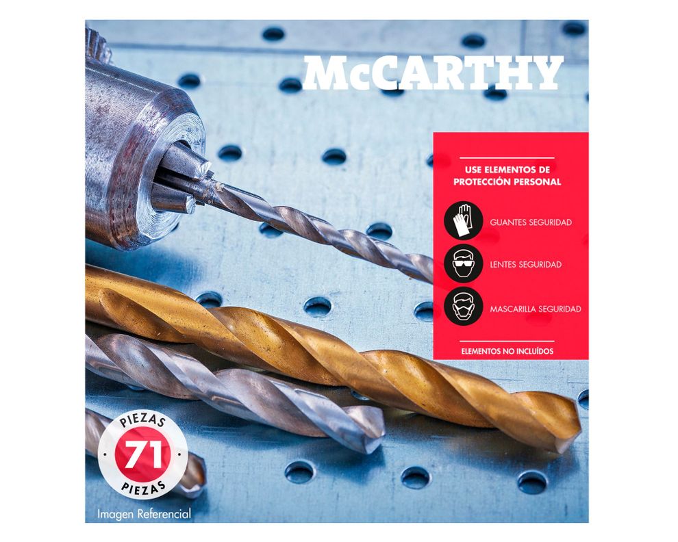 Juego accesorios para taladro 71 piezas McCarthy-5