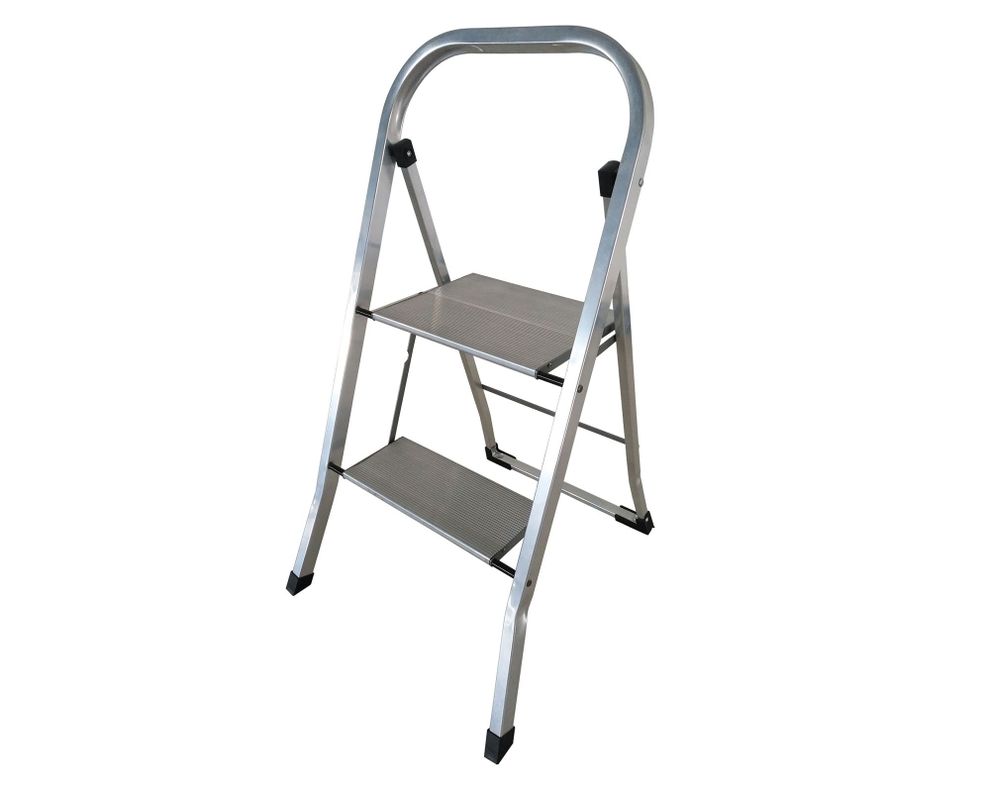 Escalera Cotidiana 2 Niveles Aluminio 150 kg-0