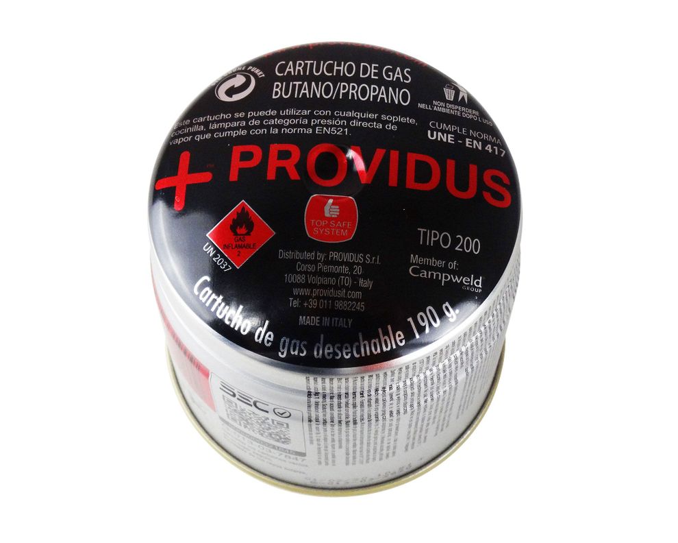 Cartucho gas 190 gr Providus-1