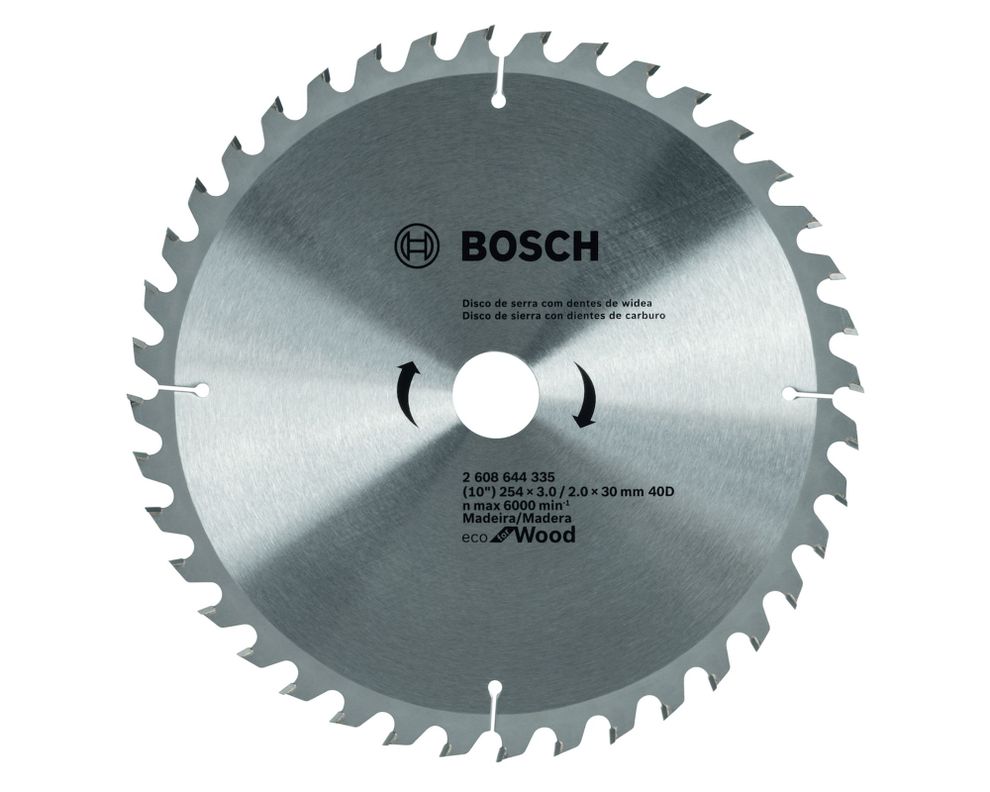 Disco sierra circular Ecoline 10" 40D-0