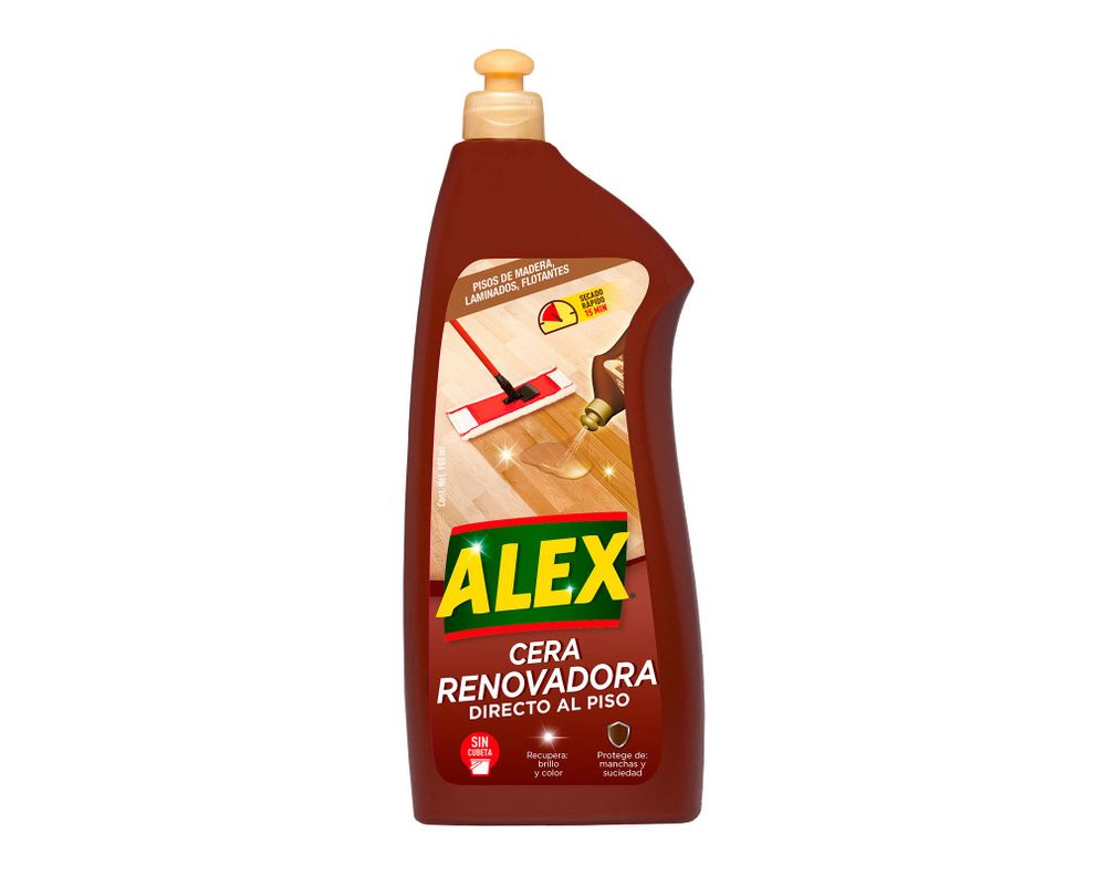 Cera renovadora 900 ml directo al piso Alex-0
