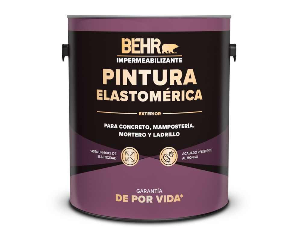 Pintura elastomérica 1 galón Impermeabilizante blanco Behr-0
