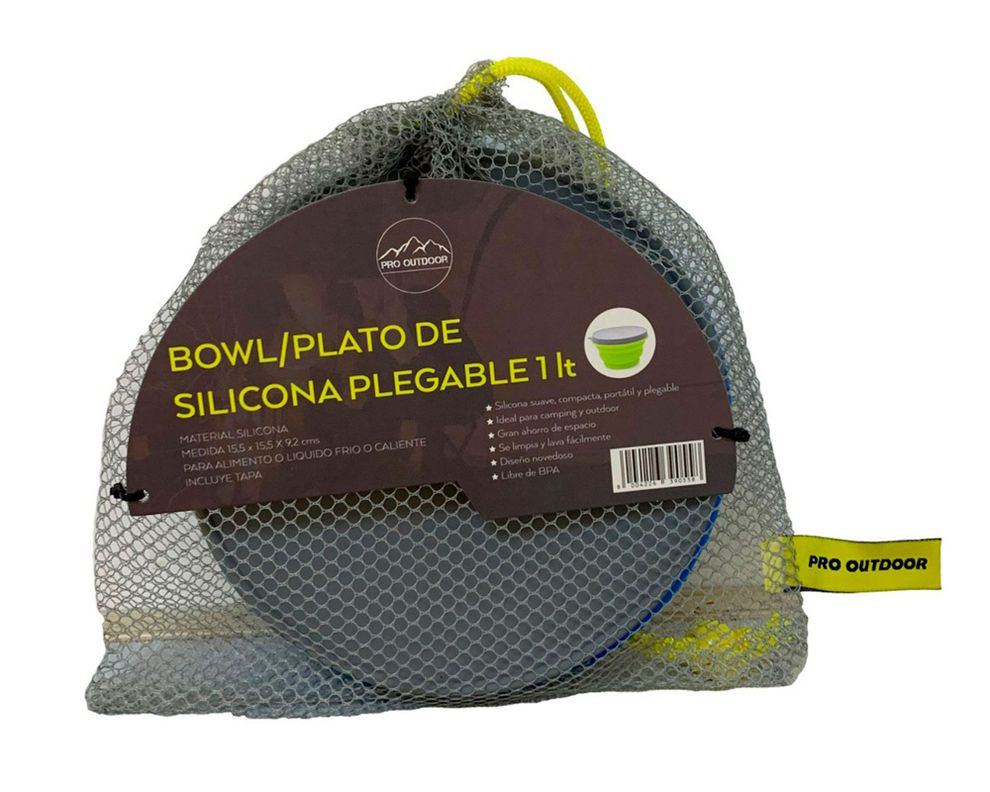 Vaso plegable 1 litro Pro Outdoor