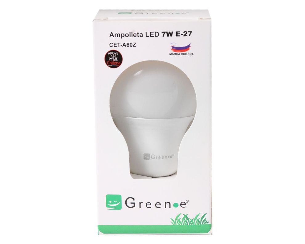 Ampolleta LED 7W E27 luz cálida Green-e.-4