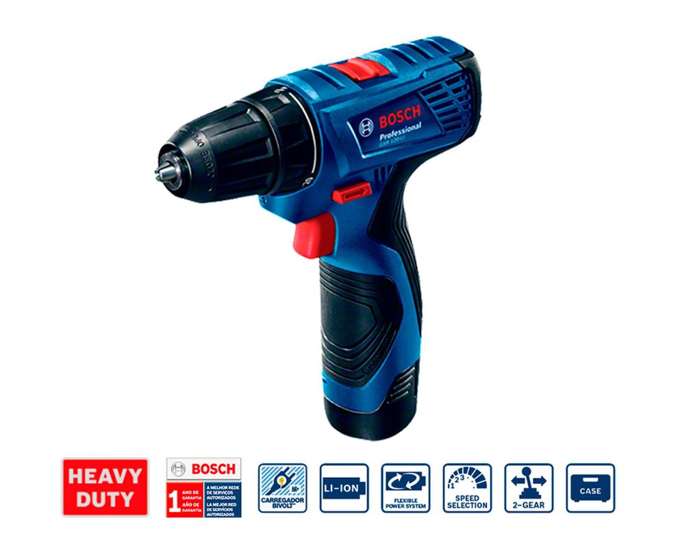 Taladro atornillador inalámbrico 12V + 2 baterías GSR 120-LI Bosch-3