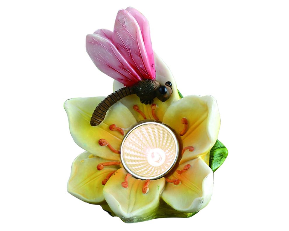 Lámpara solar Flor Led Abitare-0