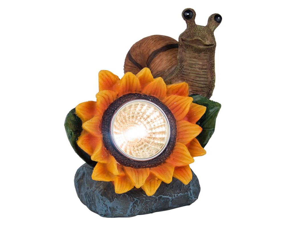 Lámpara solar Flor Led Abitare-4