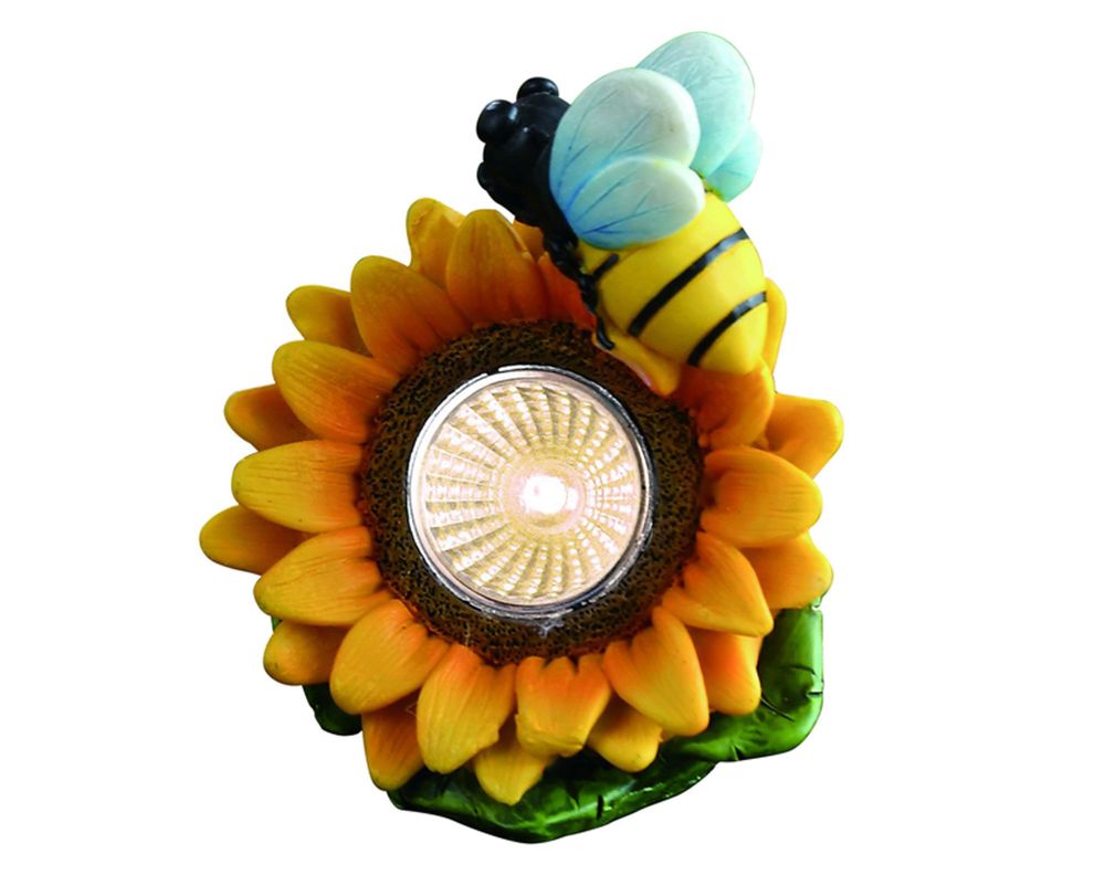 Lámpara solar Flor Led Abitare-2