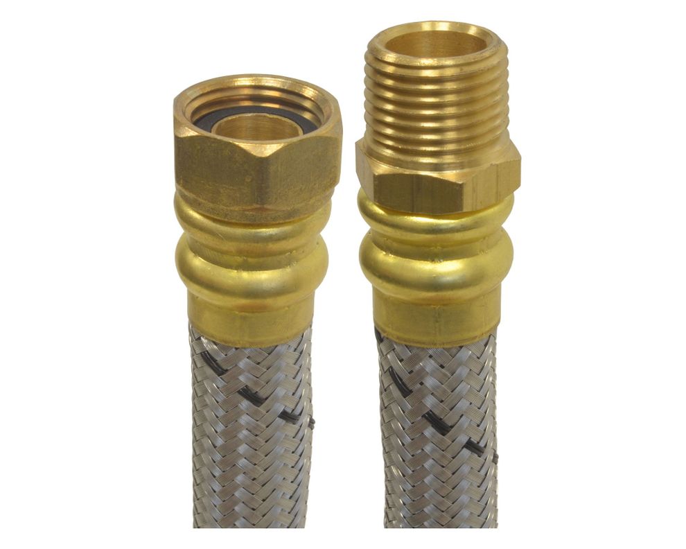Flexible para calefont 1/2'' Hi x 1/2 HE 30 cm Coflex
