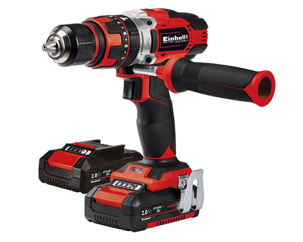 Taladro inalámbrico 18V 13mm TE-CD 18/48 LI-I + 2 baterías 2,0 Ah Einhell-1