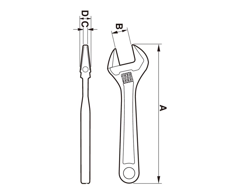 Llave francesa 10'' 8072 C Bahco-6