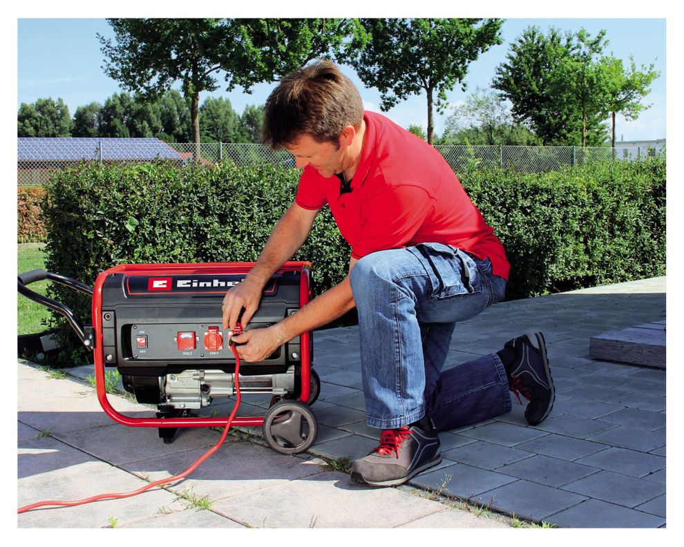 Generador a gasolina manual 3100W 15 lt TC-PG 35/E5 Einhell-2