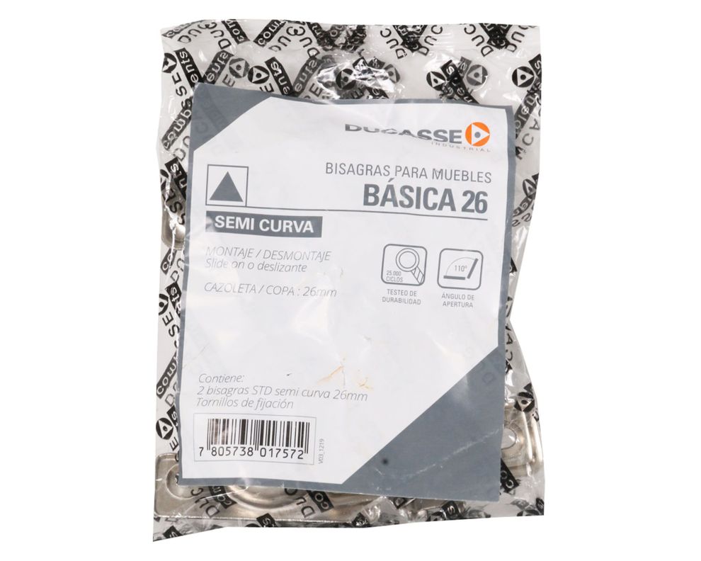 Bisagra 26 mm semi curva 2 unidades Ducasse-3