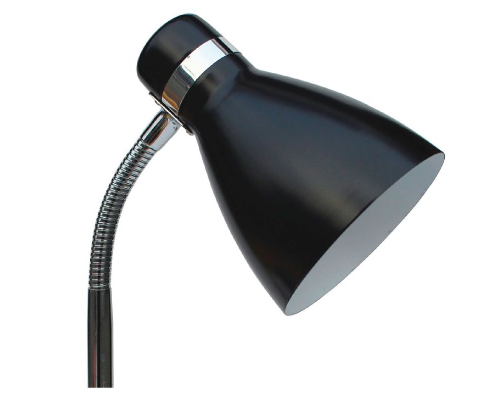 Lámpara escritorio 1L E27 Lince negro Abitare-1