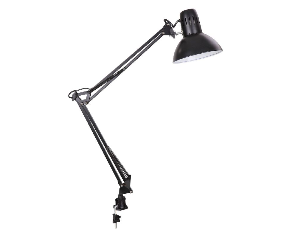 Lámpara sobremesa 1L E27 movible dibujo 2.0 negro Abitare-0